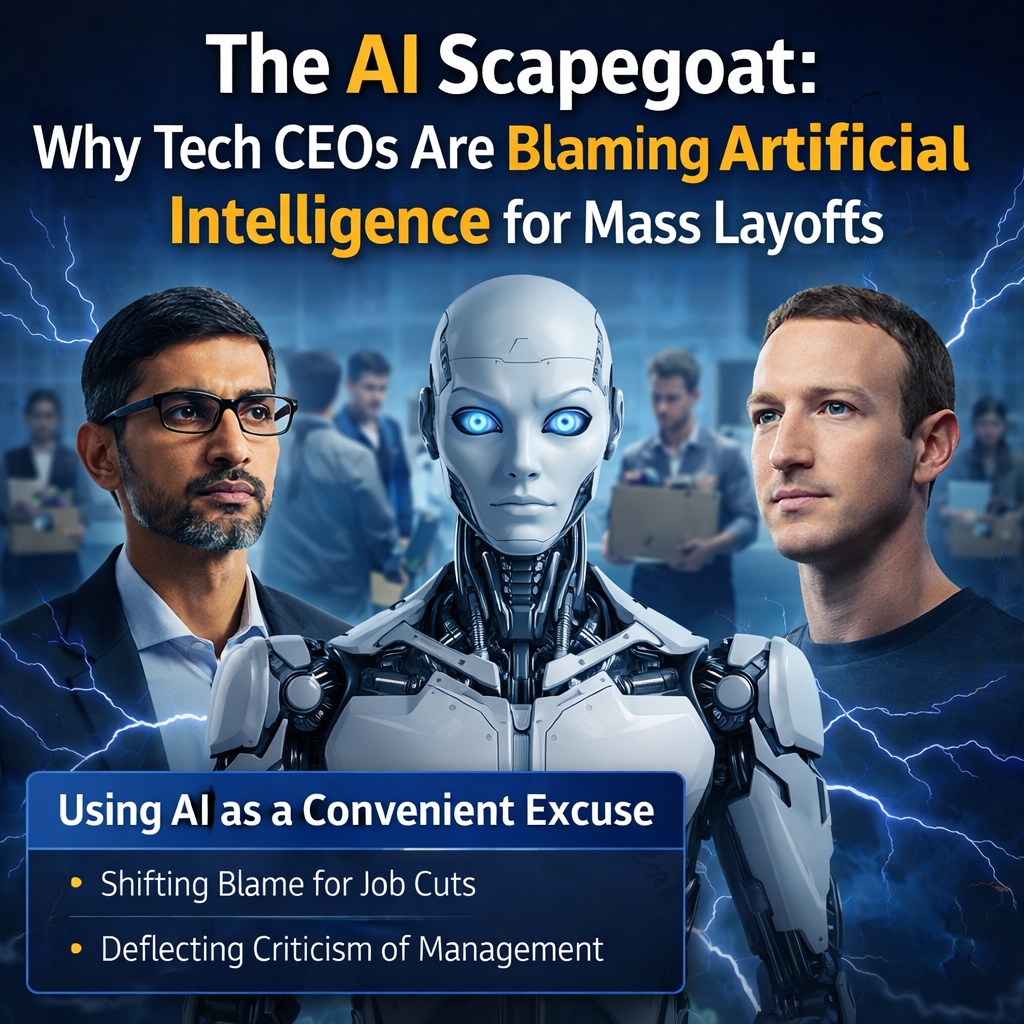 The AI Scapegoat: Why Tech CEOs Are Blaming Artificial Intelligence for Mass Layoffs