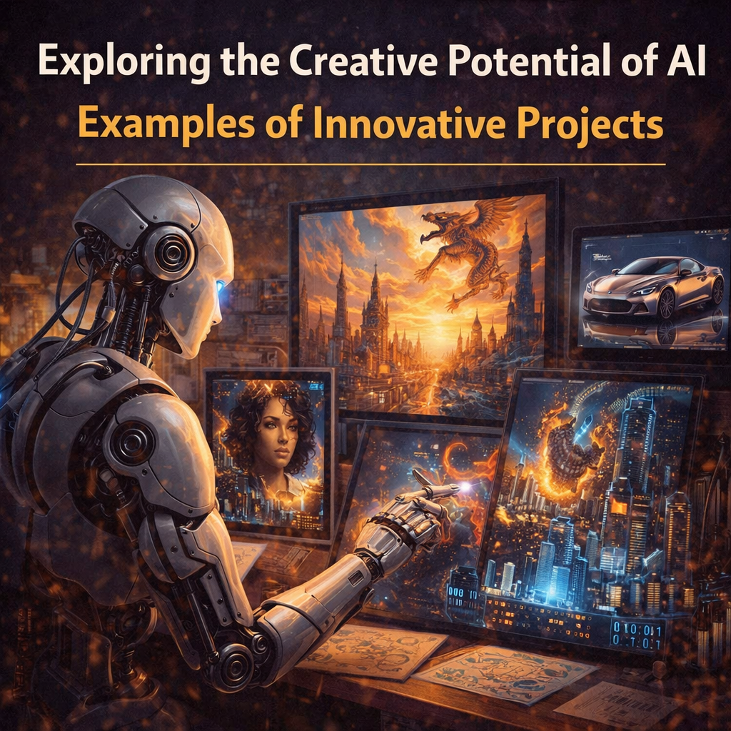 Exploring the Creative Potential of AI: Examples of Innovative Projects