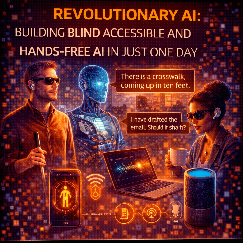 Revolutionary AI: Building Blind Accessible and Hands-Free AI in Just One Day