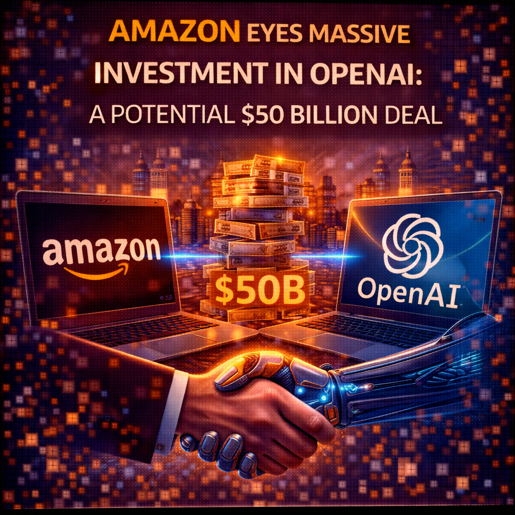 Amazon Eyes Massive Investment in OpenAI: A Potential $50 Billion Deal