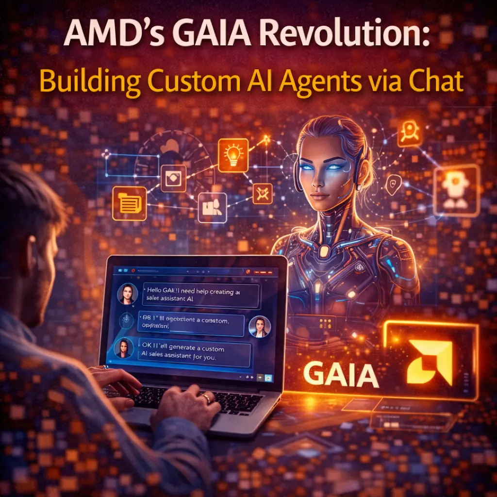 AMD's GAIA Revolution: Building Custom AI Agents via Chat