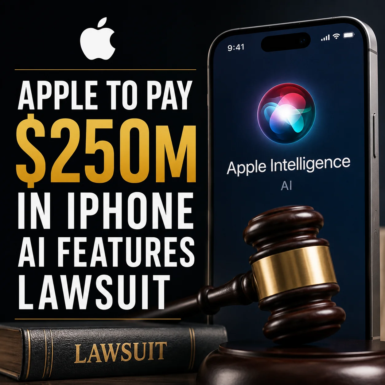 Apple to Pay $250m in iPhone AI Features Lawsuit