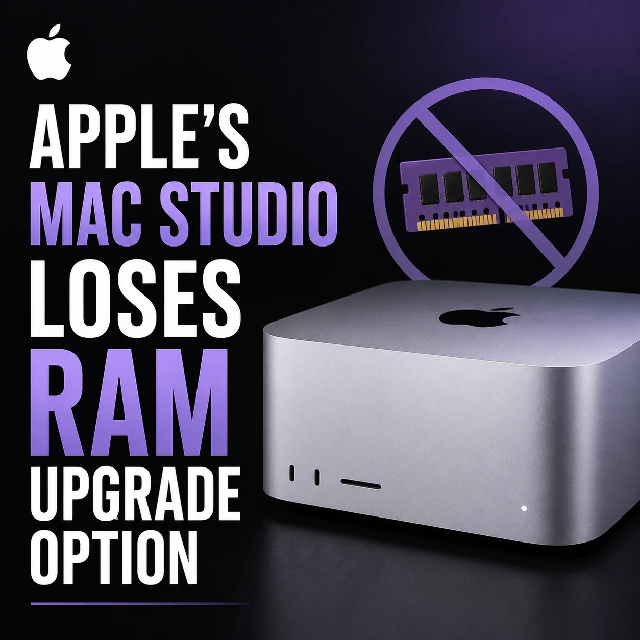 Apple's Mac Studio Loses RAM Upgrade Option
