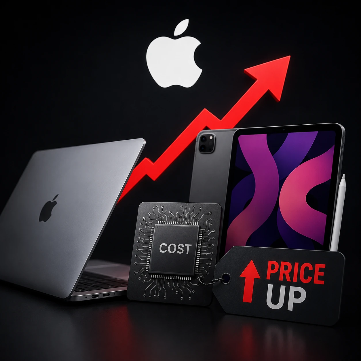 Apple Raises Prices for iPad and MacBook Due to Chip Costs