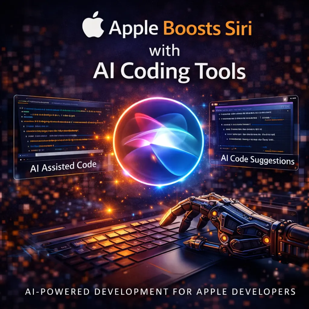 Apple Boosts Siri with AI Coding Tools
