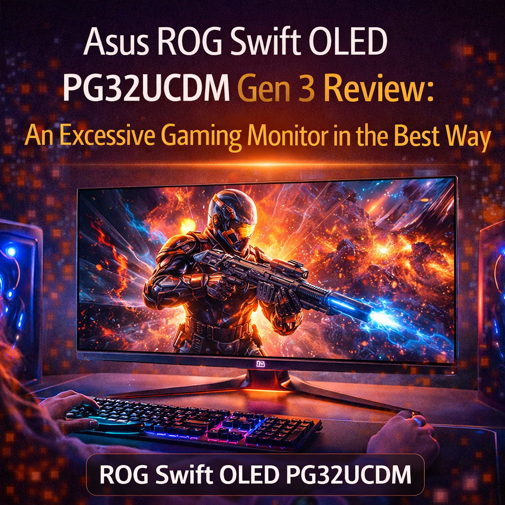 Asus ROG Swift OLED PG32UCDM Gen 3 Review: An Excessive Gaming Monitor in the Best Way