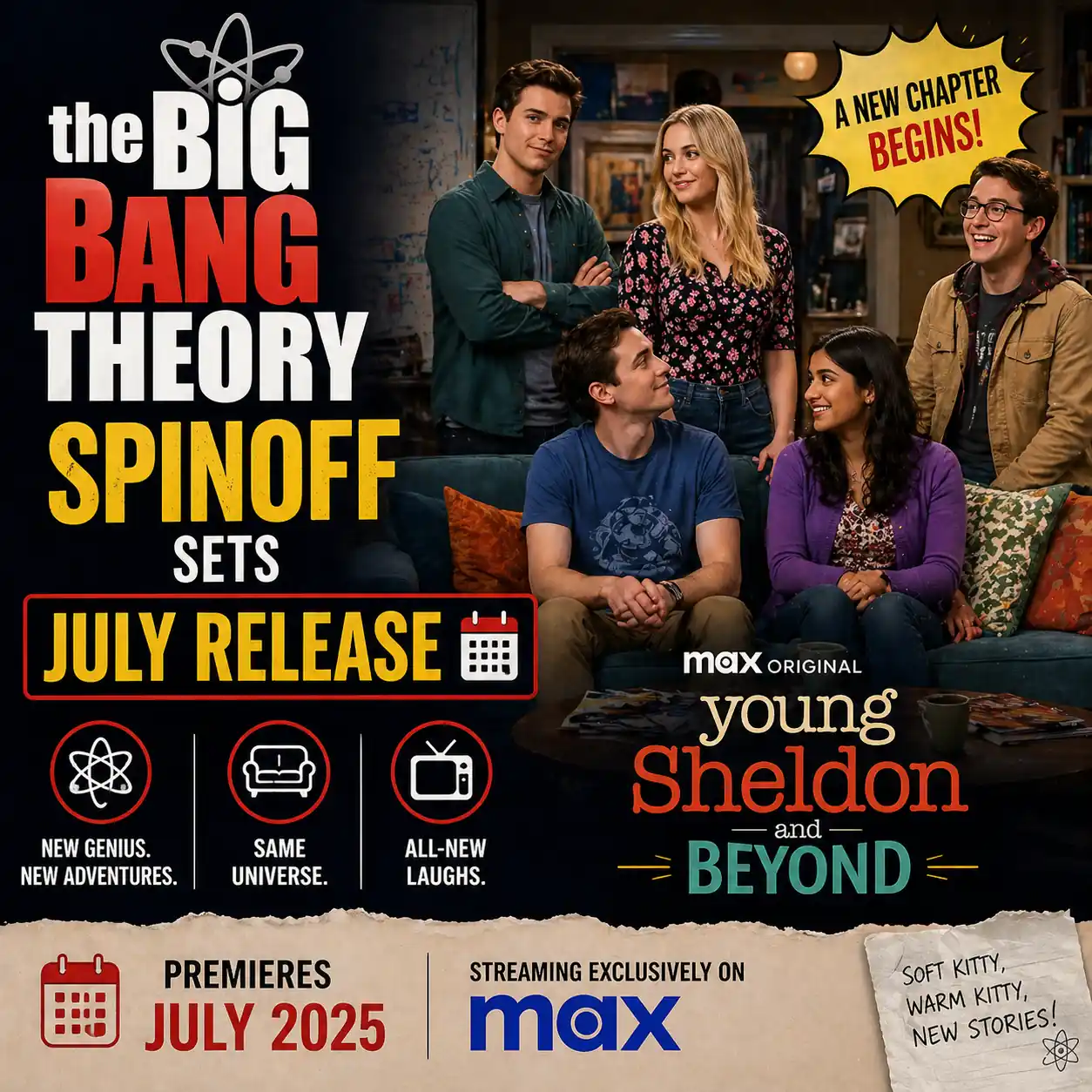 The Big Bang Theory Spinoff Sets July Release
