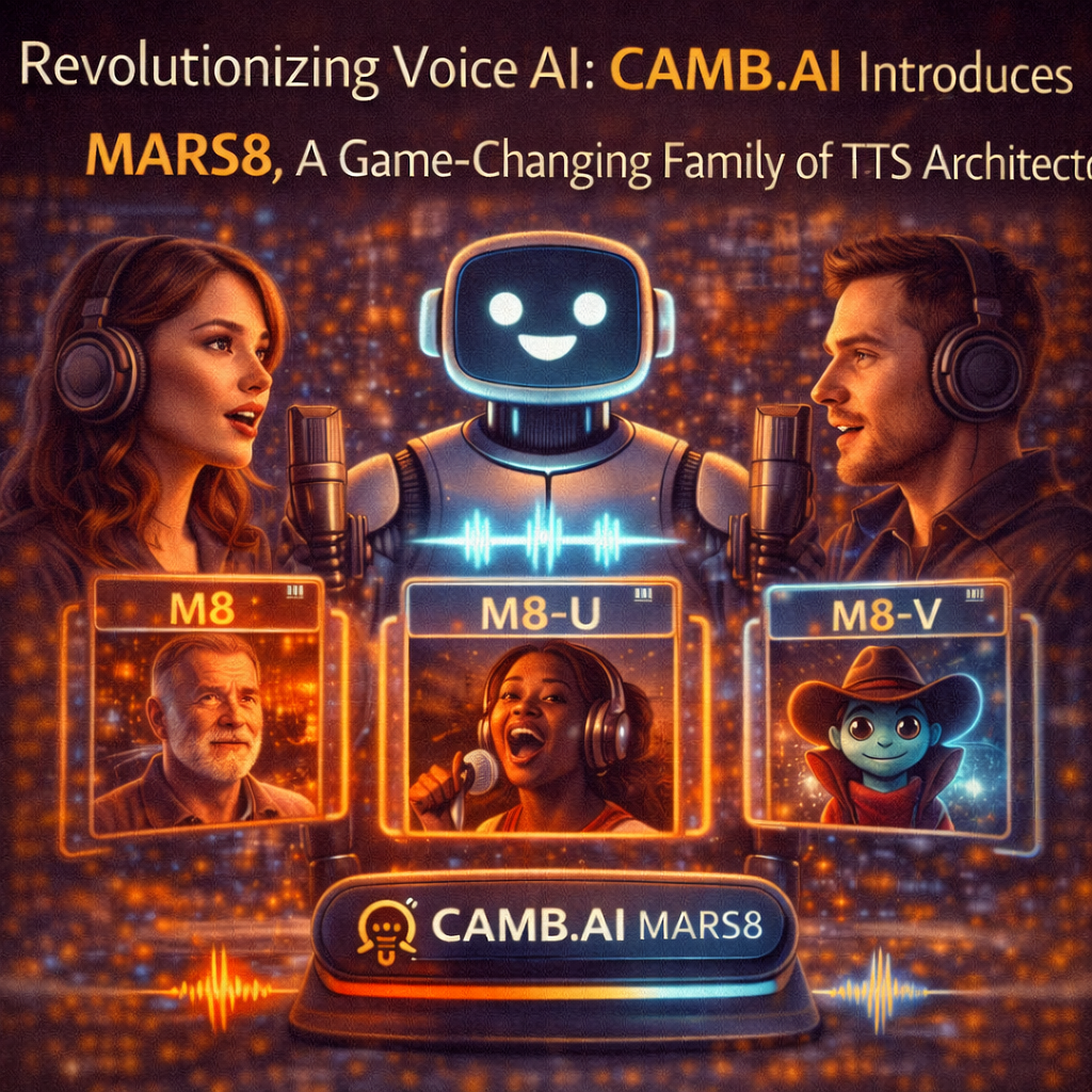 Revolutionizing Voice AI: CAMB.AI Introduces MARS8, A Game-Changing Family of TTS Architectures