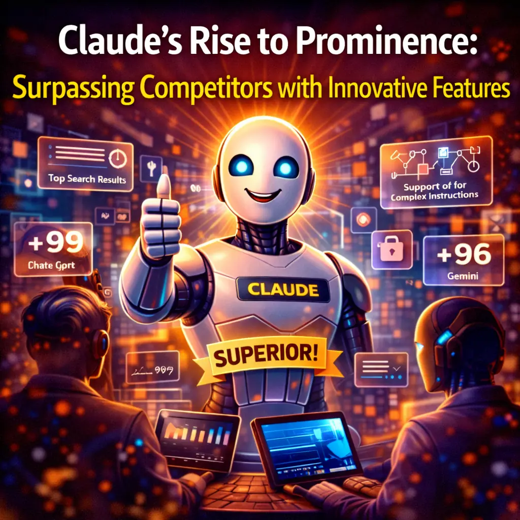 Claude's Rise to Prominence: Surpassing Competitors with Innovative Features