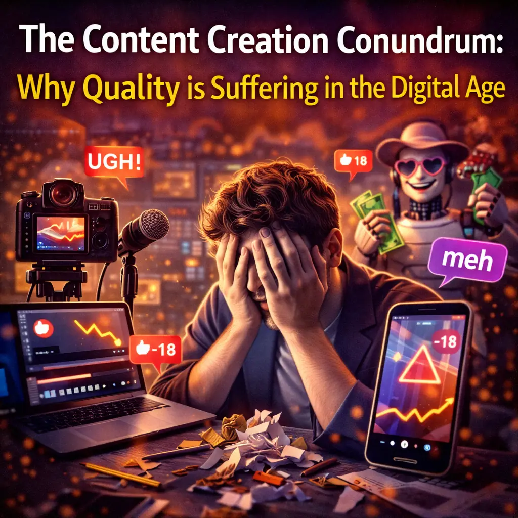 The Content Creation Conundrum: Why Quality is Suffering in the Digital Age