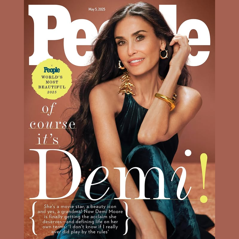 ​Demi Moore Crowned PEOPLE’s 2025 World’s Most Beautiful Woman​