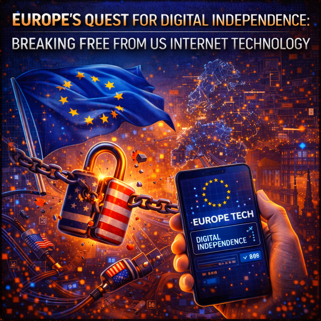 Europe's Quest for Digital Independence: Breaking Free from US Internet Technology