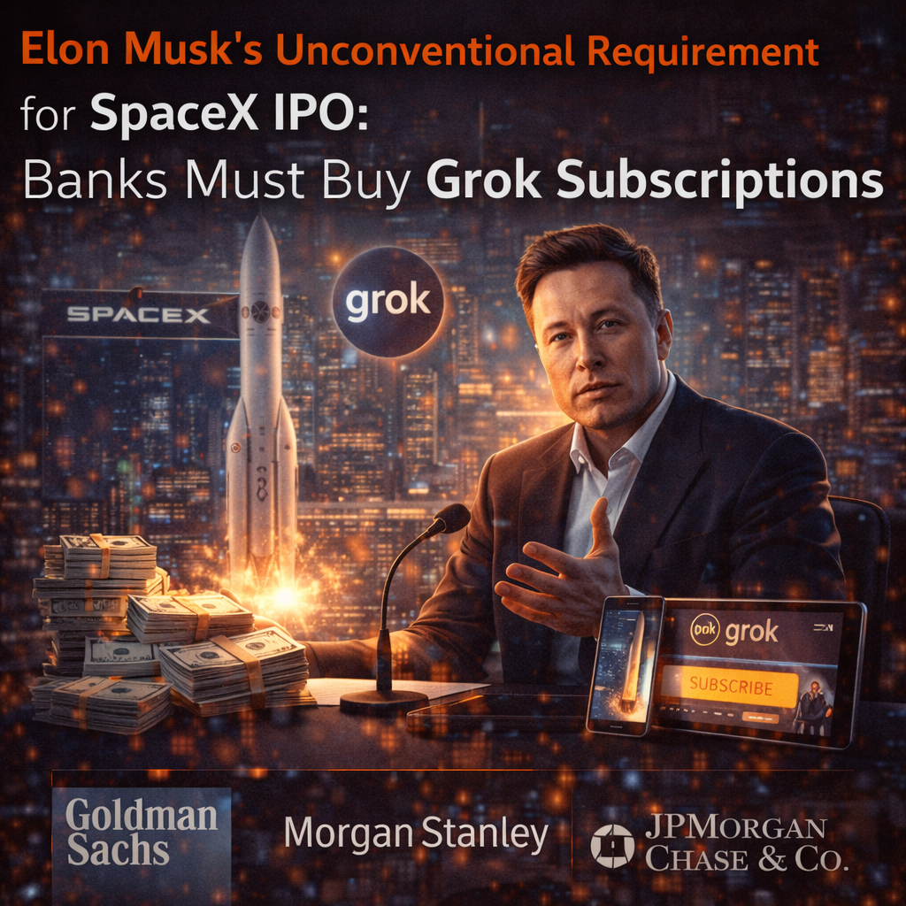 Elon Musk's Unconventional Requirement for SpaceX IPO: Banks Must Buy Grok Subscriptions