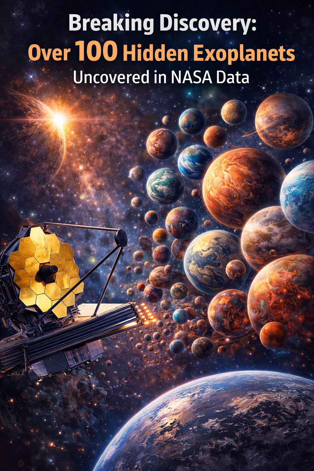 Breaking Discovery: Over 100 Hidden Exoplanets Uncovered in NASA Data