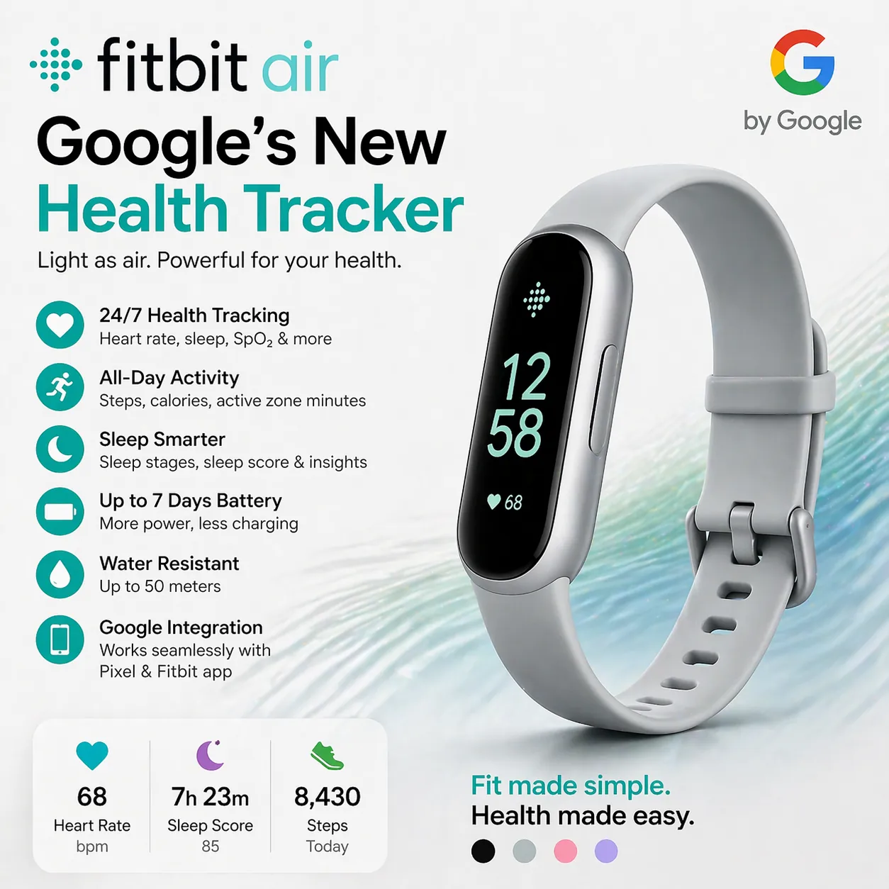 Fitbit Air: Google's New Health Tracker