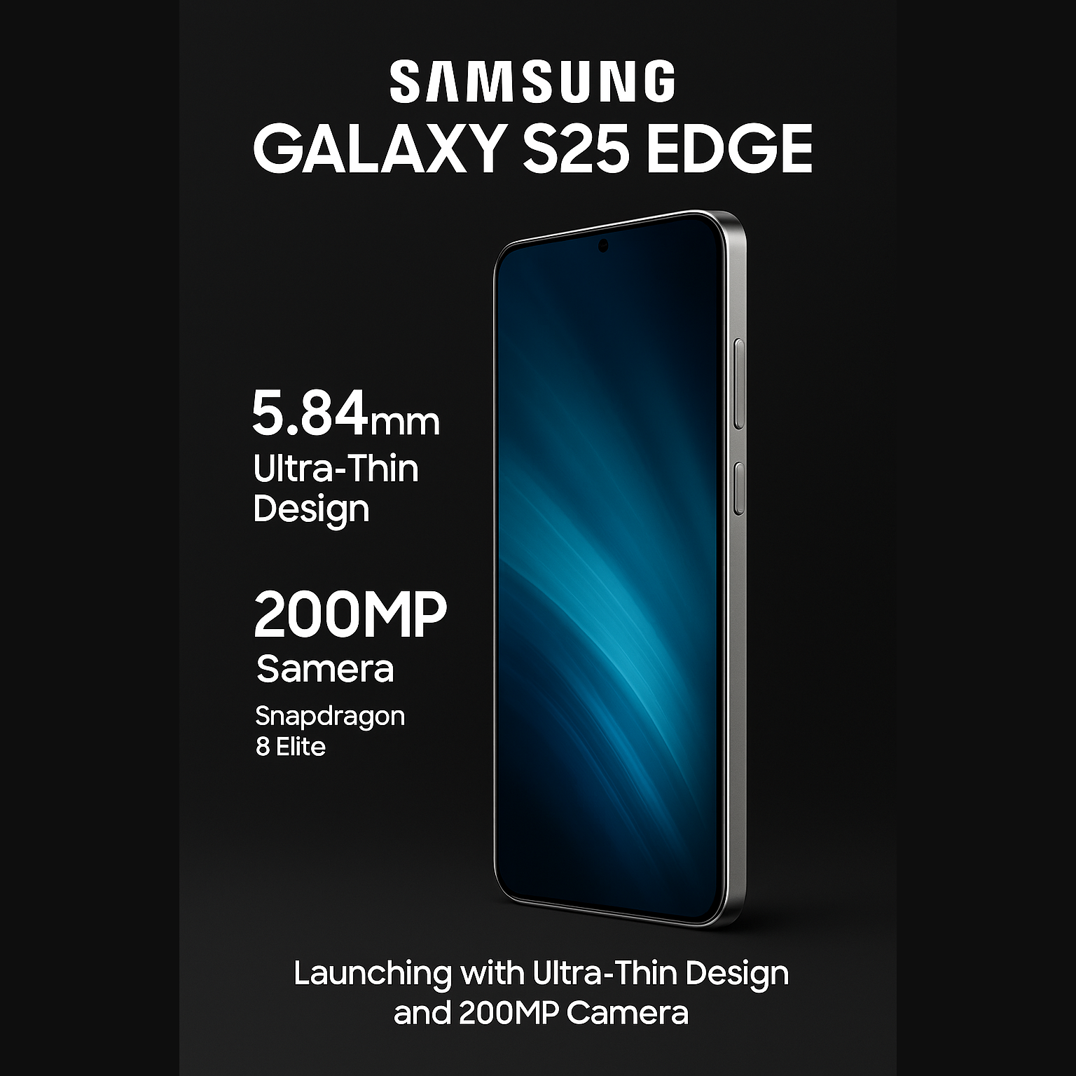 Samsung Galaxy S25 Edge to Launch on May 13 with Sleek Design and Power-Packed Features