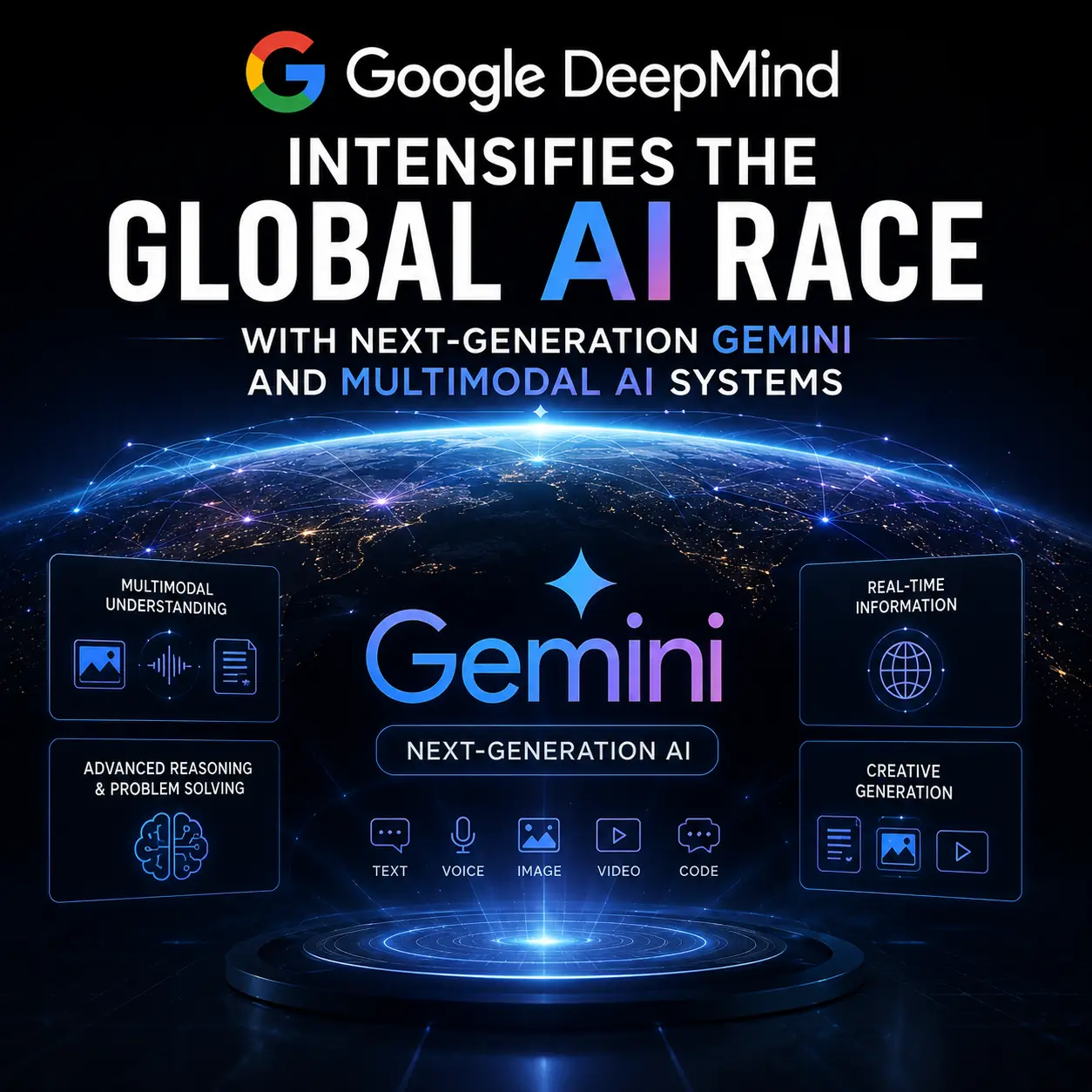 Google DeepMind Intensifies the Global AI Race With Next-Generation Gemini and Multimodal AI Systems