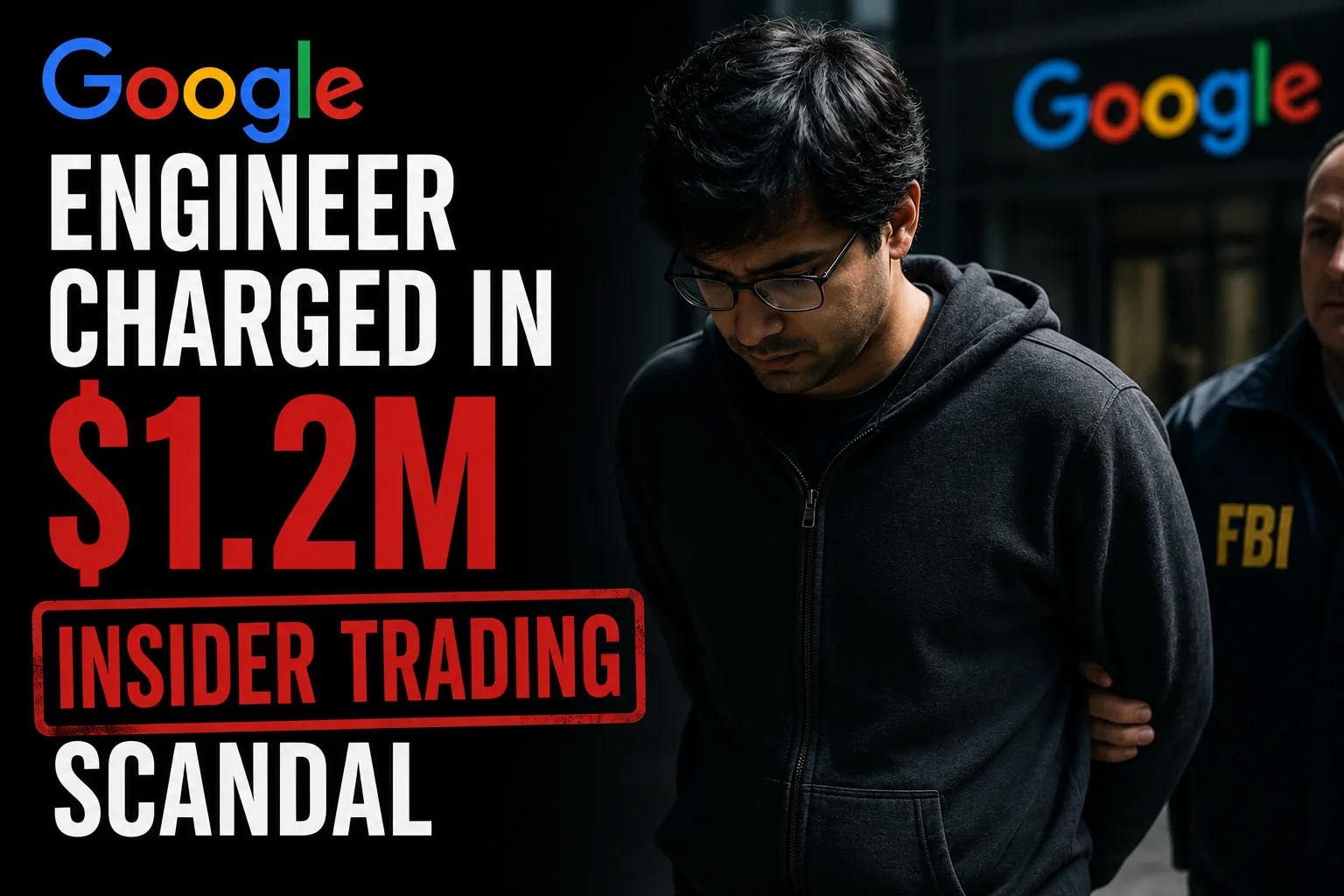Google Engineer Charged in $1.2M Insider Trading Scandal