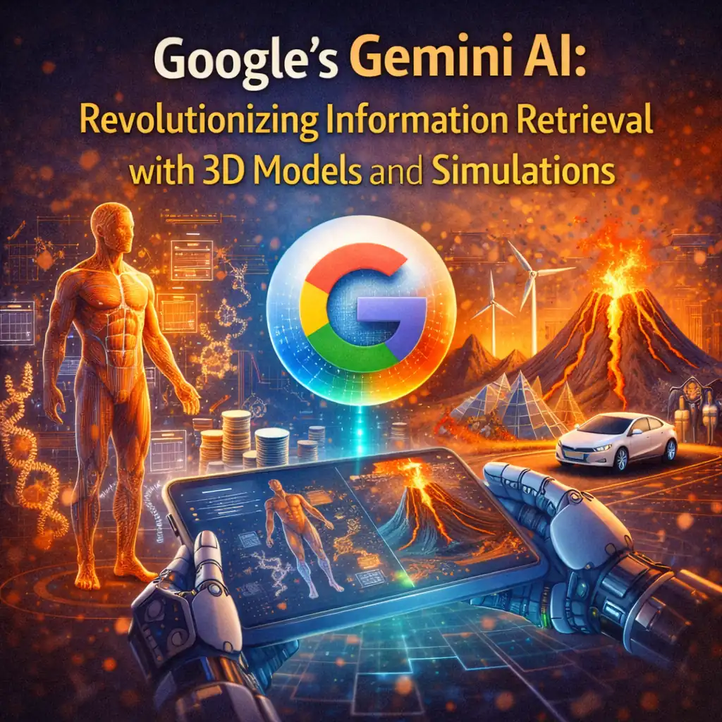 Google's Gemini AI: Revolutionizing Information Retrieval with 3D Models and Simulations