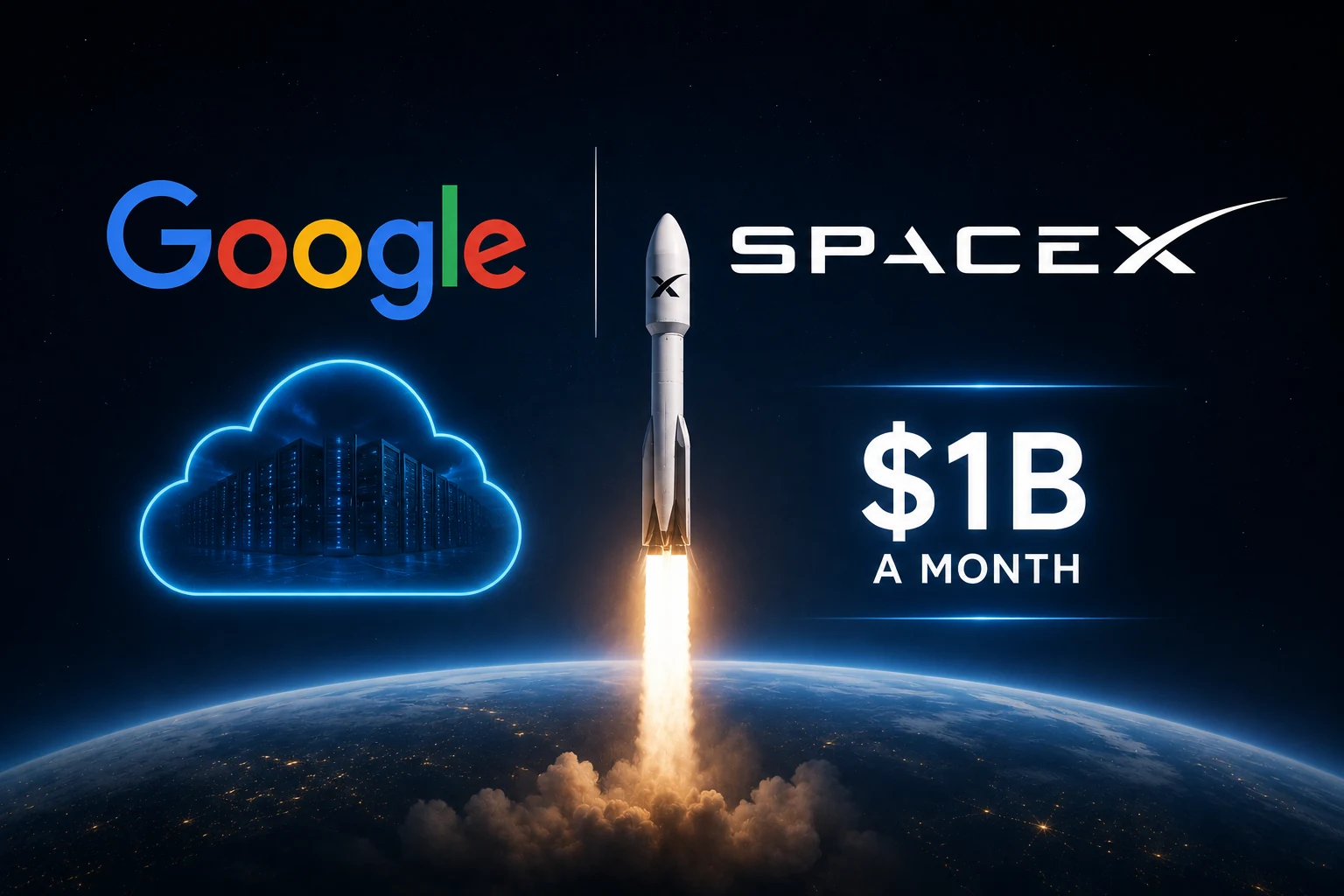 Google to Pay SpaceX Nearly $1 Billion a Month in Cloud Deal
