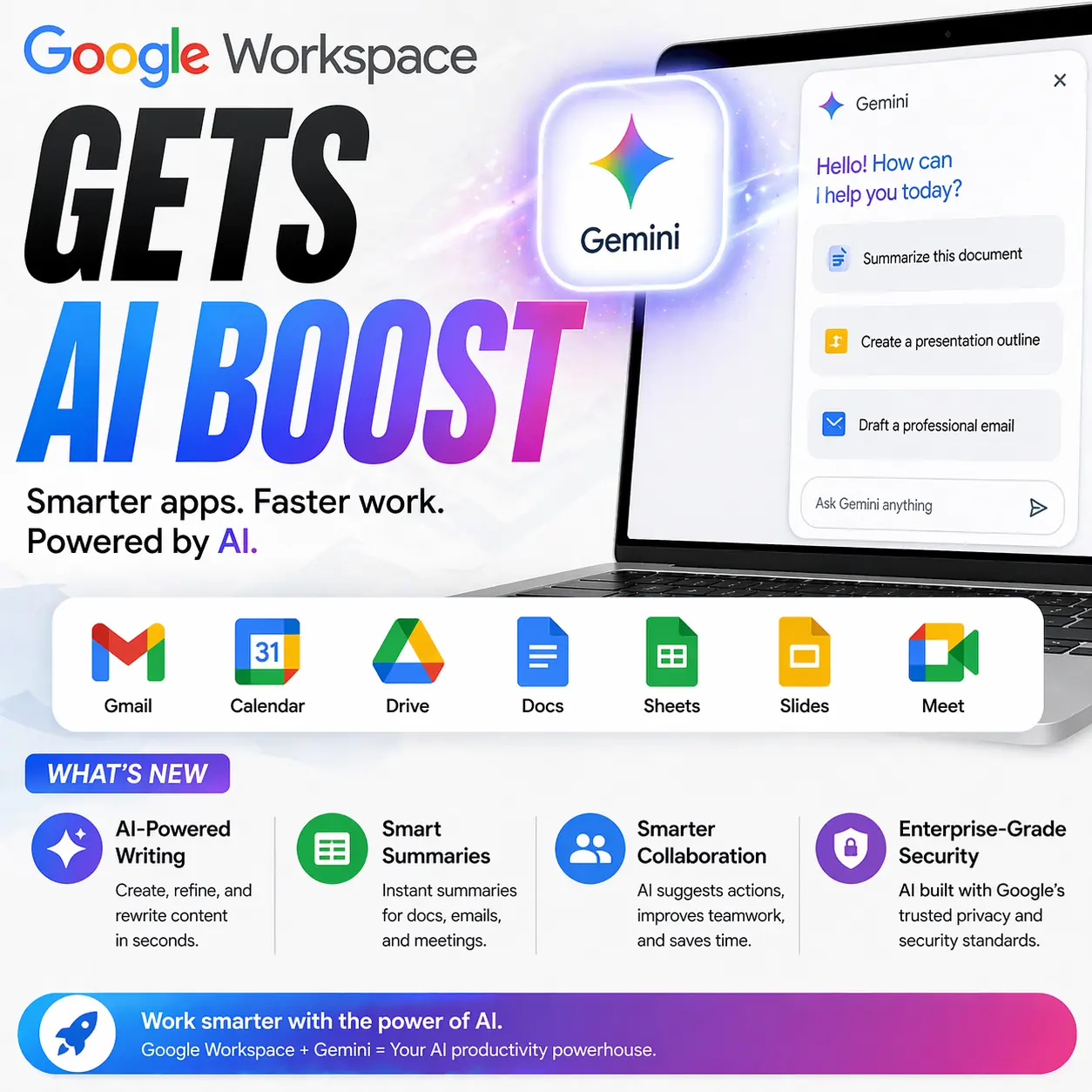 Google Workspace Updates: AI Powers Office Automation