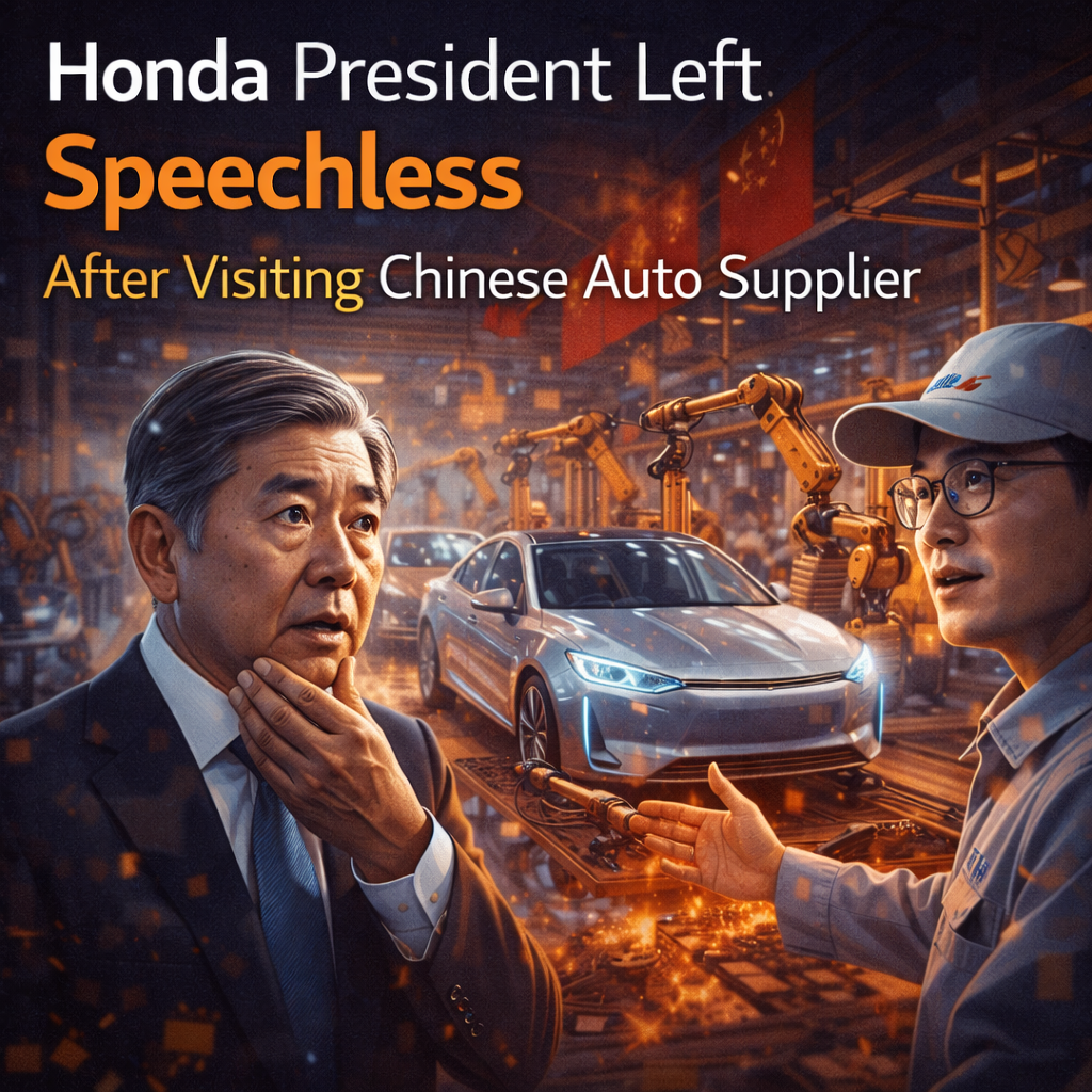 Honda President Left Speechless After Visiting Chinese Auto Supplier