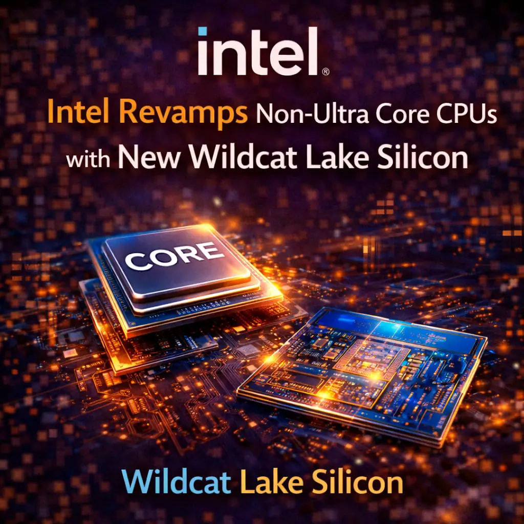 Intel Revamps Non-Ultra Core CPUs with New Wildcat Lake Silicon