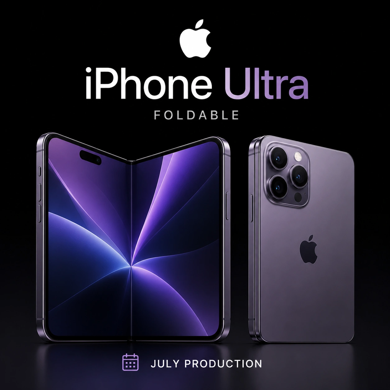 Apple's Foldable iPhone Ultra Set for July Production