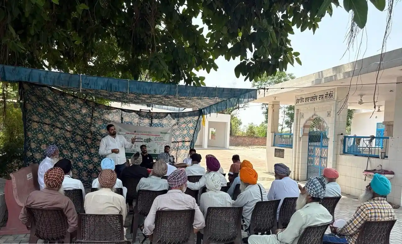IPS Foundation and Chambal Fertilizer Hold Awareness Campaign on DSR Method for Farmers in Village Lamma, Ludhiana
