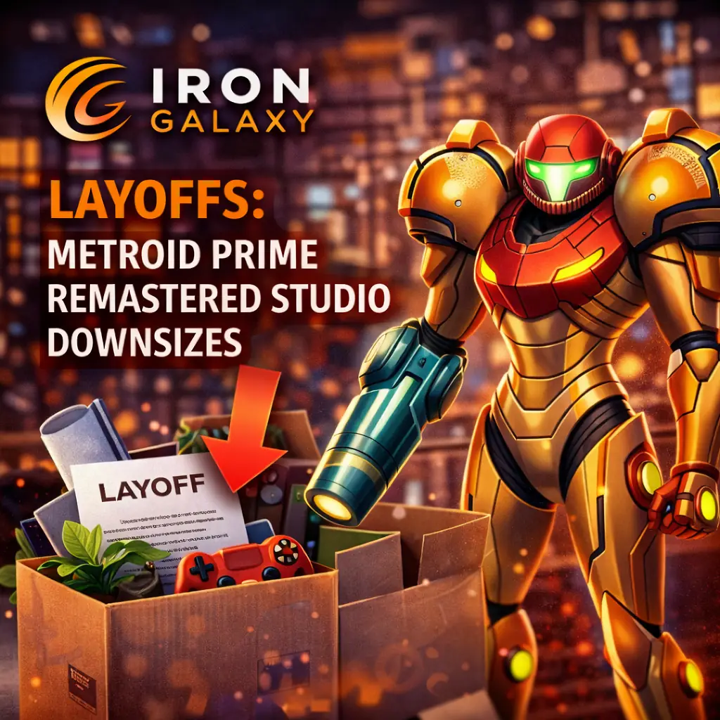 Iron Galaxy Layoffs: Metroid Prime Remastered Studio Downsizes