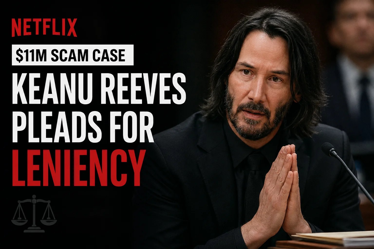Keanu Reeves Pleads for Leniency in $11M Netflix Scam Case