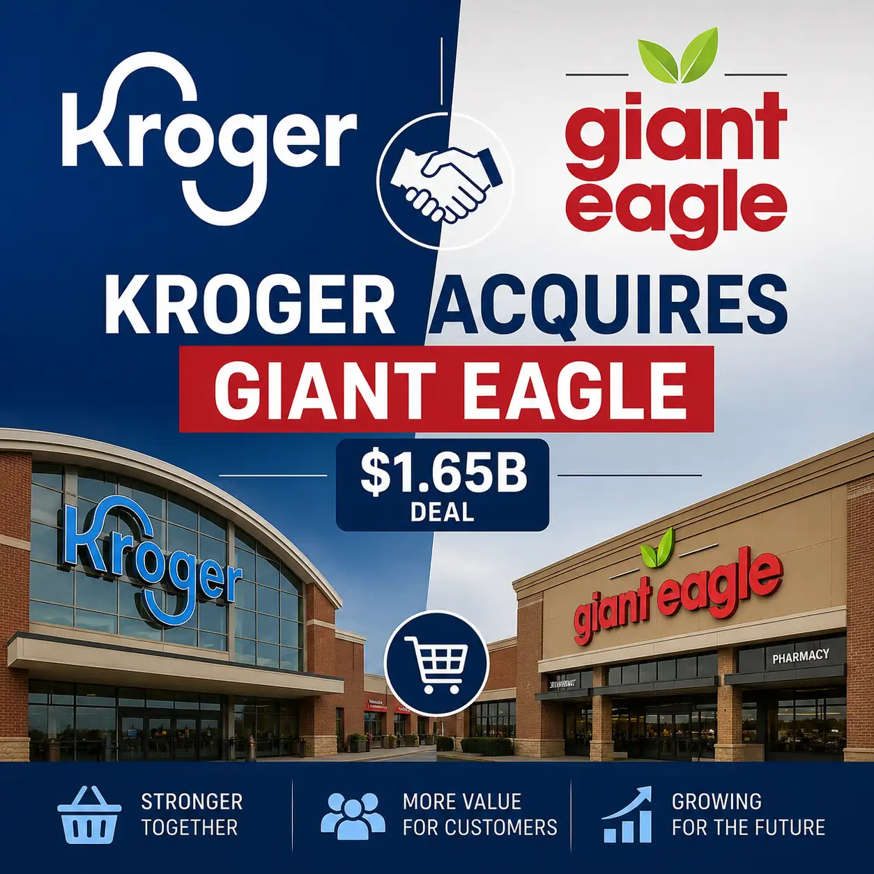 Kroger Acquires Giant Eagle in $1.65B Deal