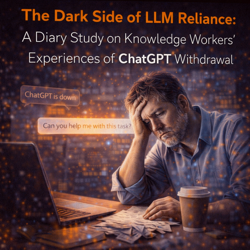 The Dark Side of LLM Reliance: A Diary Study on Knowledge Workers' Experiences of ChatGPT Withdrawal