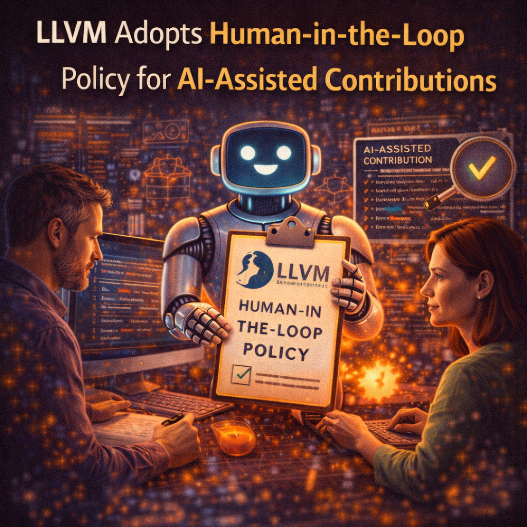 LLVM Adopts Human-in-the-Loop Policy for AI-Assisted Contributions