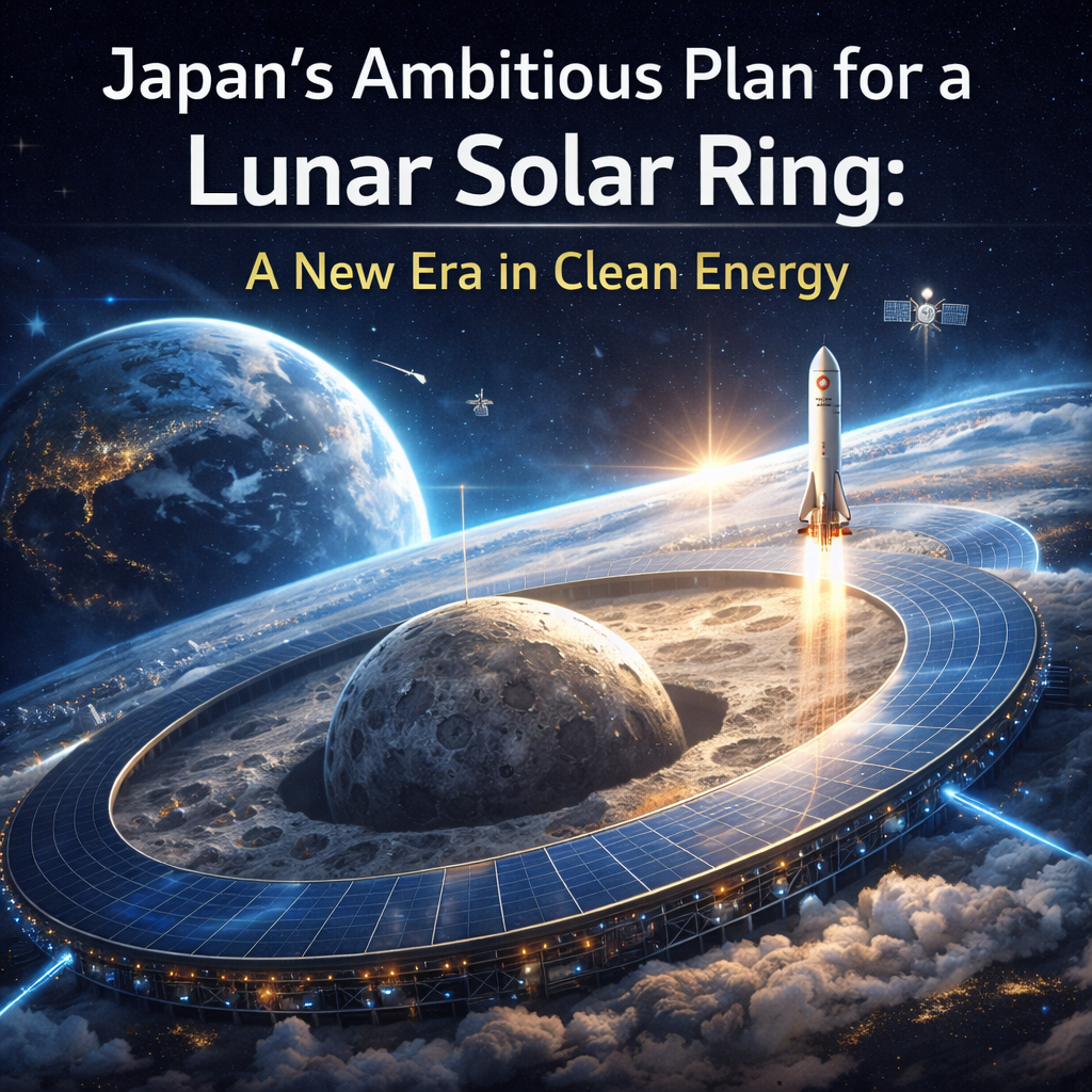 Japan's Ambitious Plan for a Lunar Solar Ring: A New Era in Clean Energy