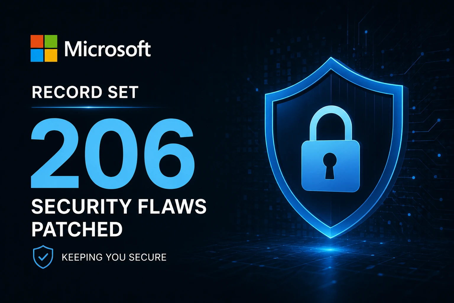 Microsoft Sets Record with 206 Security Flaws Patched
