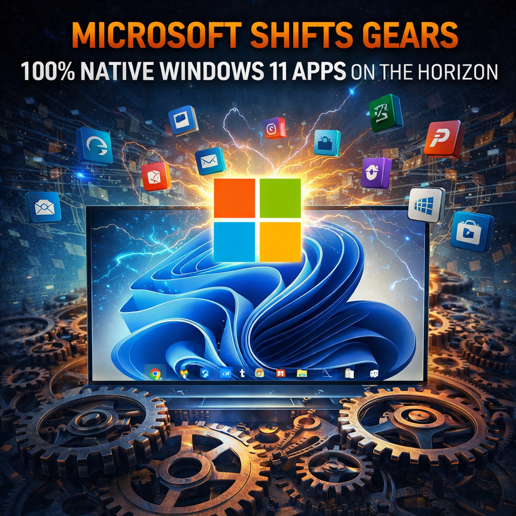 Microsoft Shifts Gears: 100% Native Windows 11 Apps on the Horizon