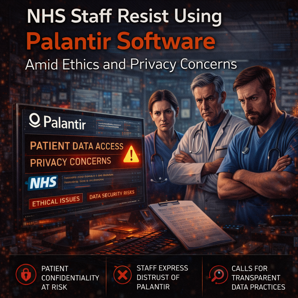 NHS Staff Resist Using Palantir Software Amid Ethics and Privacy Concerns