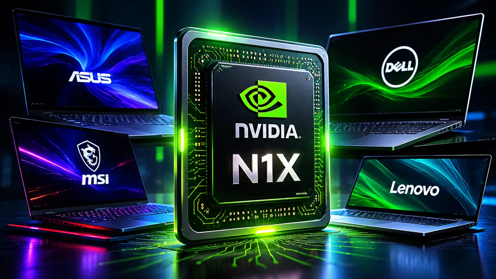 Nvidia's N1X Laptop Processors: A New Era for PCs