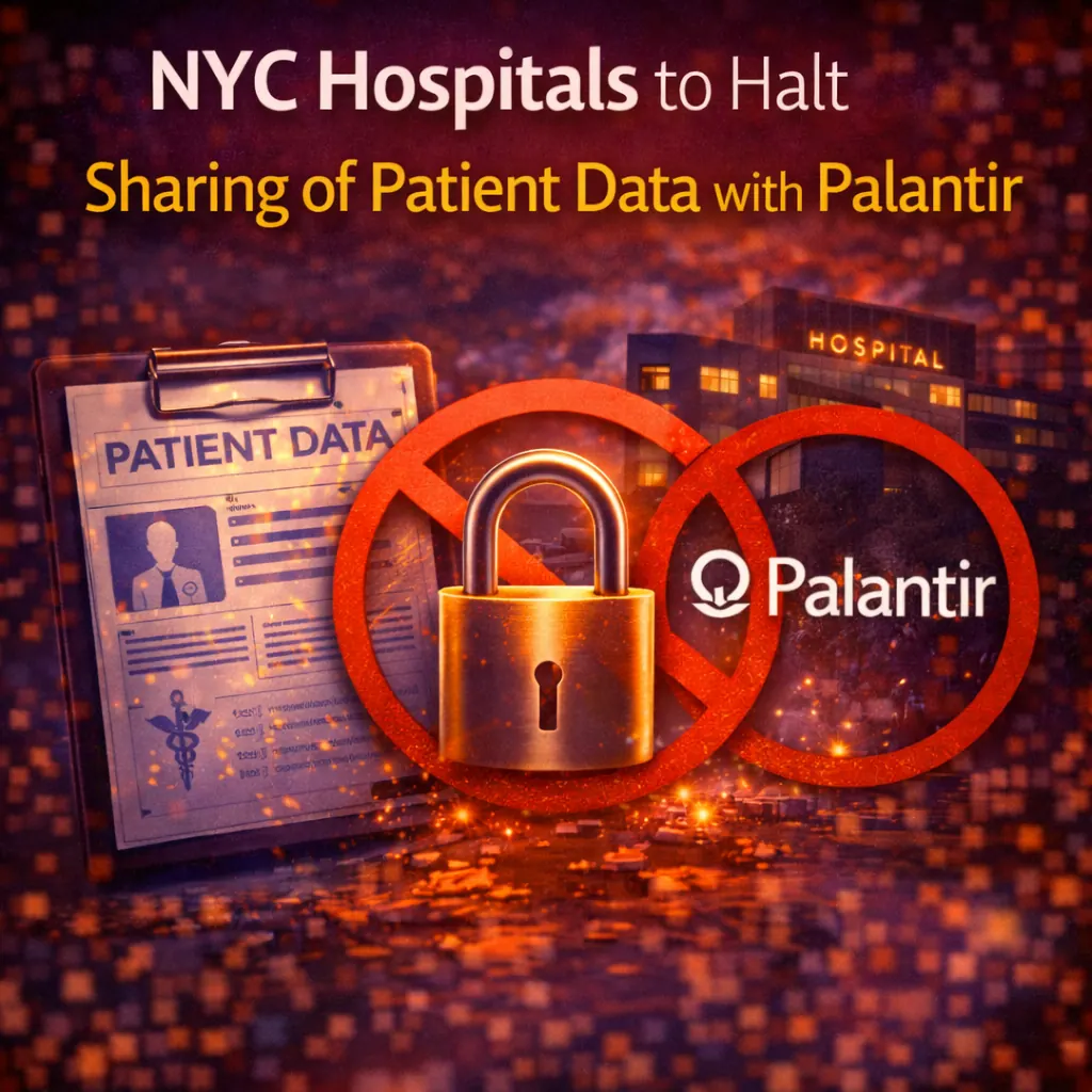 NYC Hospitals to Halt Sharing of Patient Data with Palantir