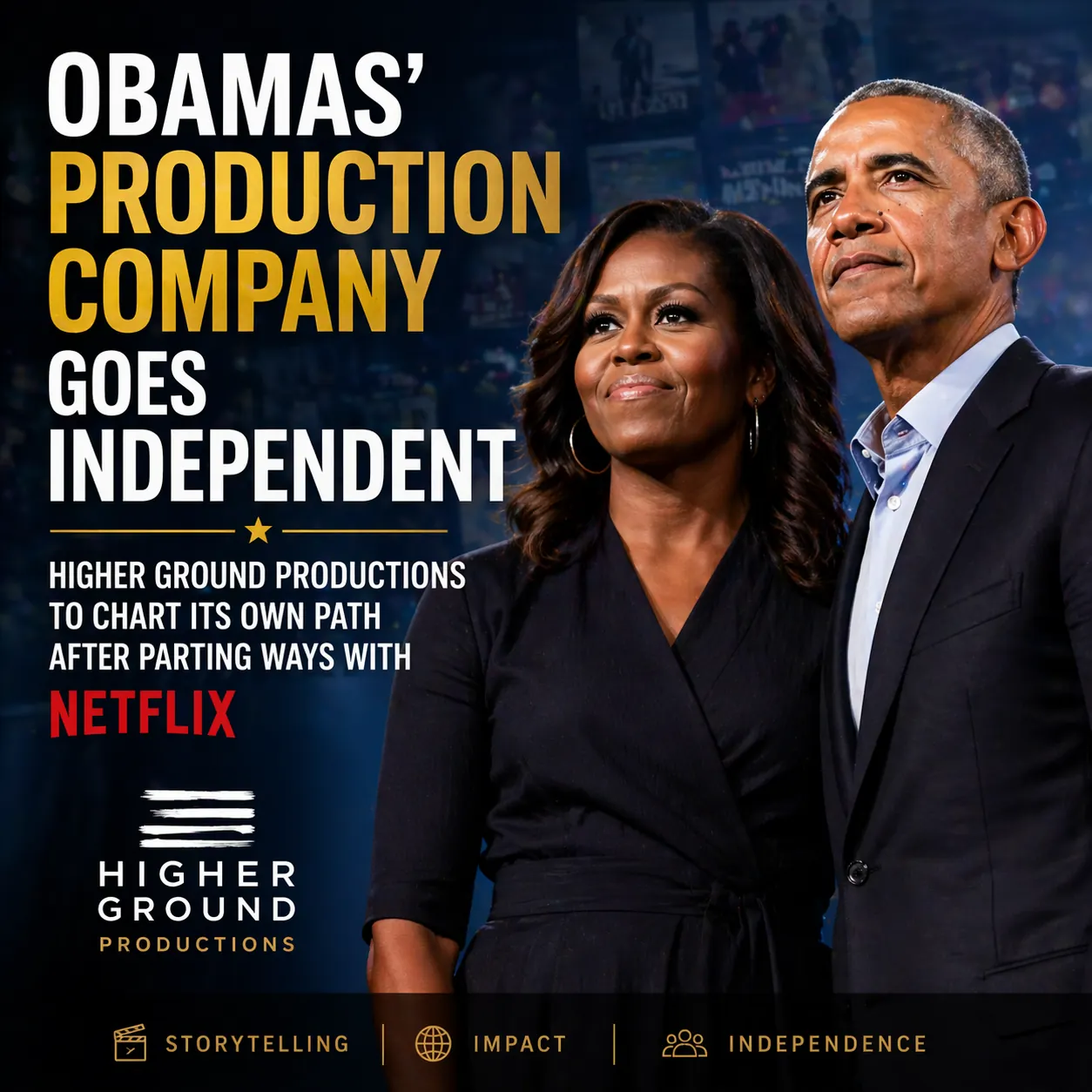 Obamas' Production Company Goes Independent
