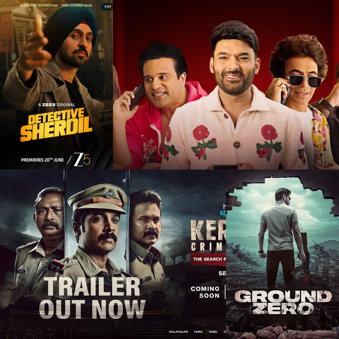 OTT Releases This Weekend (June 19–22): Detective Sherdil, Ground Zero, Kapil Sharma Show S3, and More