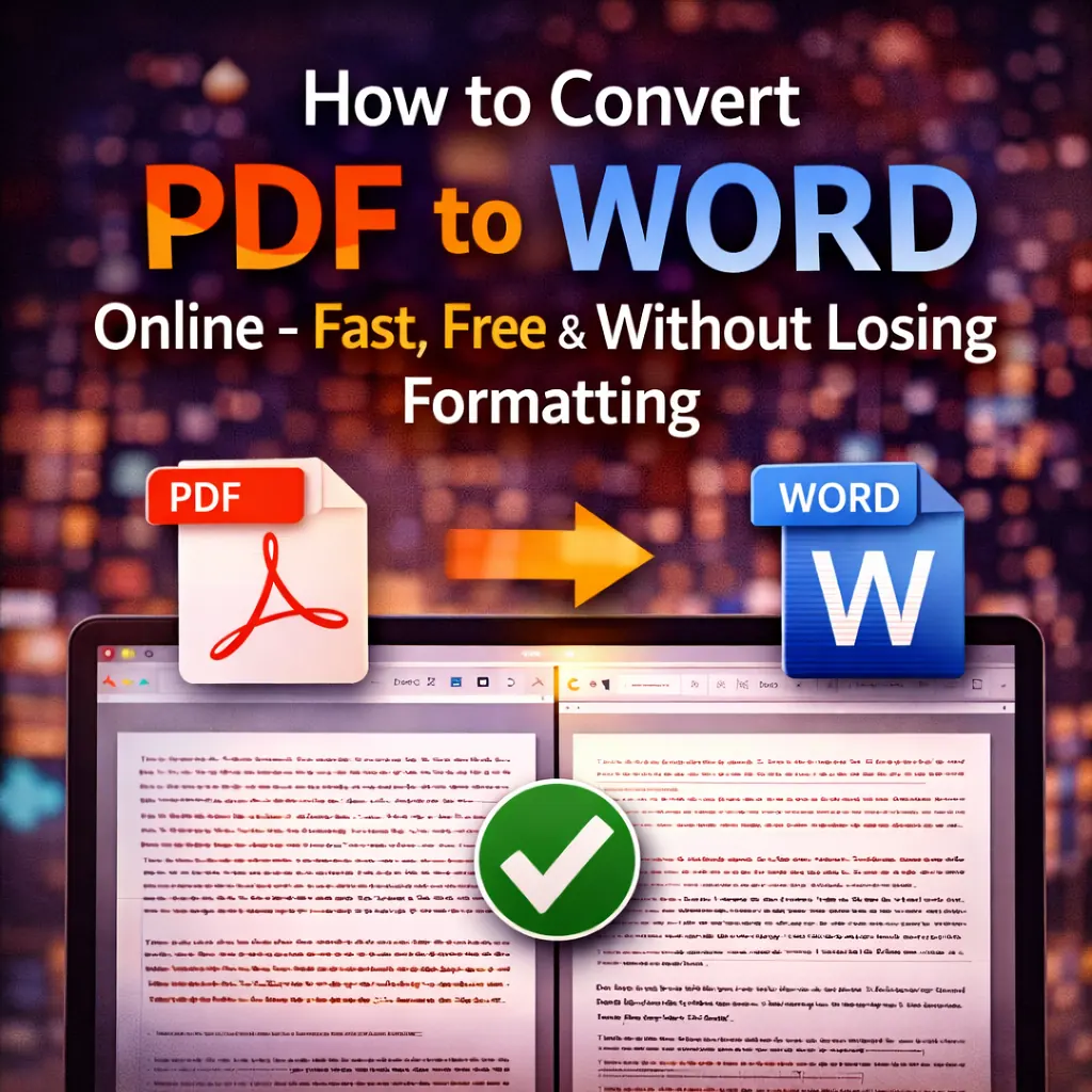 How to Convert PDF to Word Online – Fast, Free &amp; Without Losing Formatting