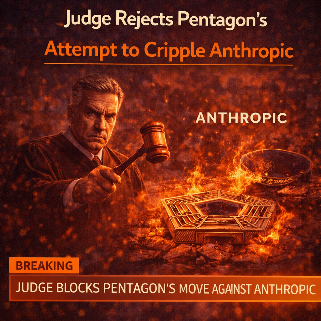 Judge Rejects Pentagon's Attempt to Cripple Anthropic