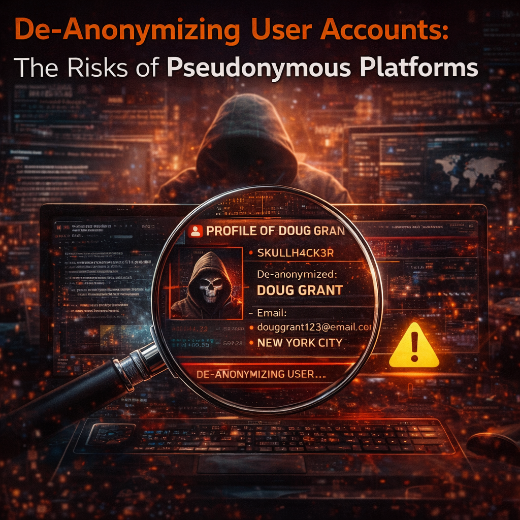 De-Anonymizing User Accounts: The Risks of Pseudonymous Platforms