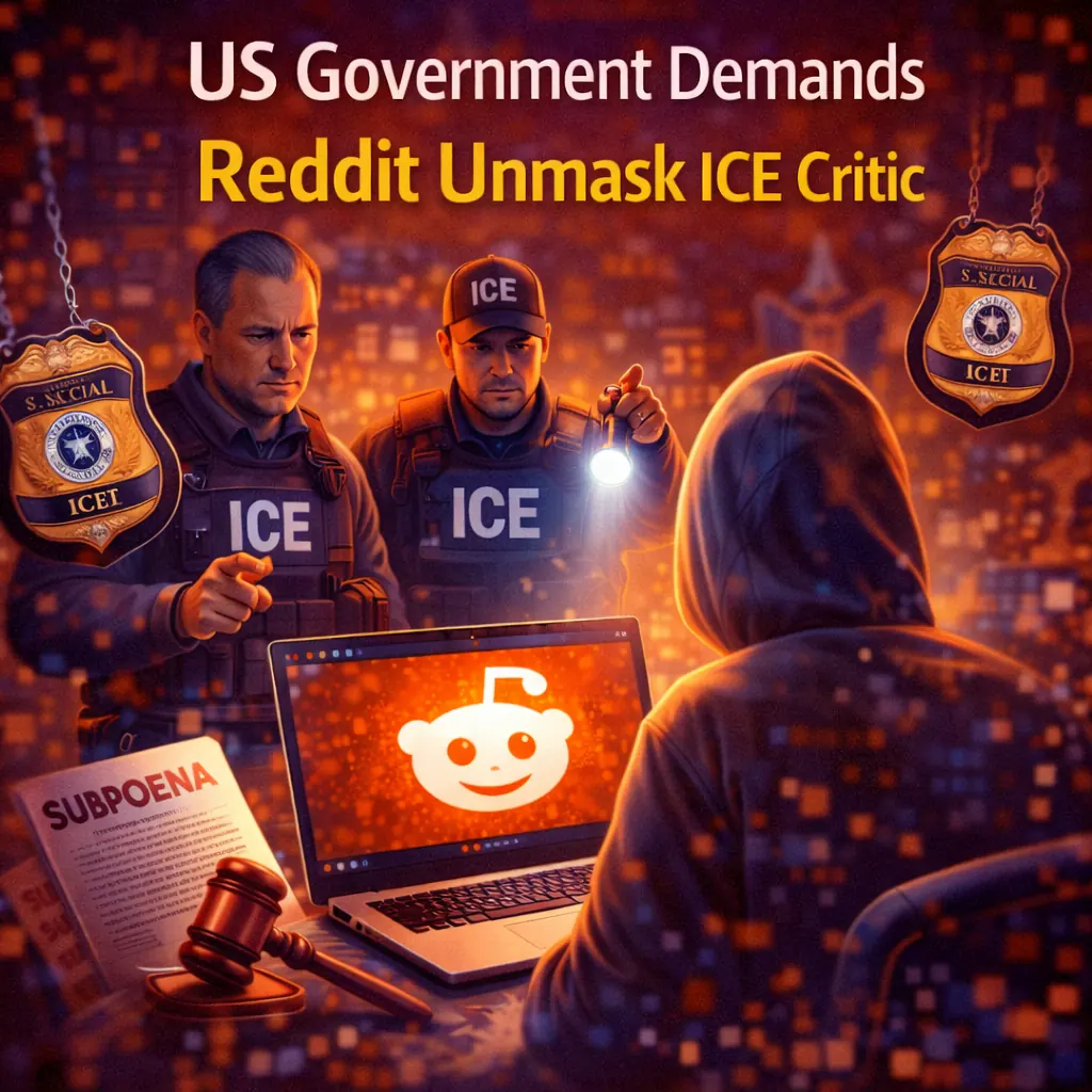 US Government Demands Reddit Unmask ICE Critic