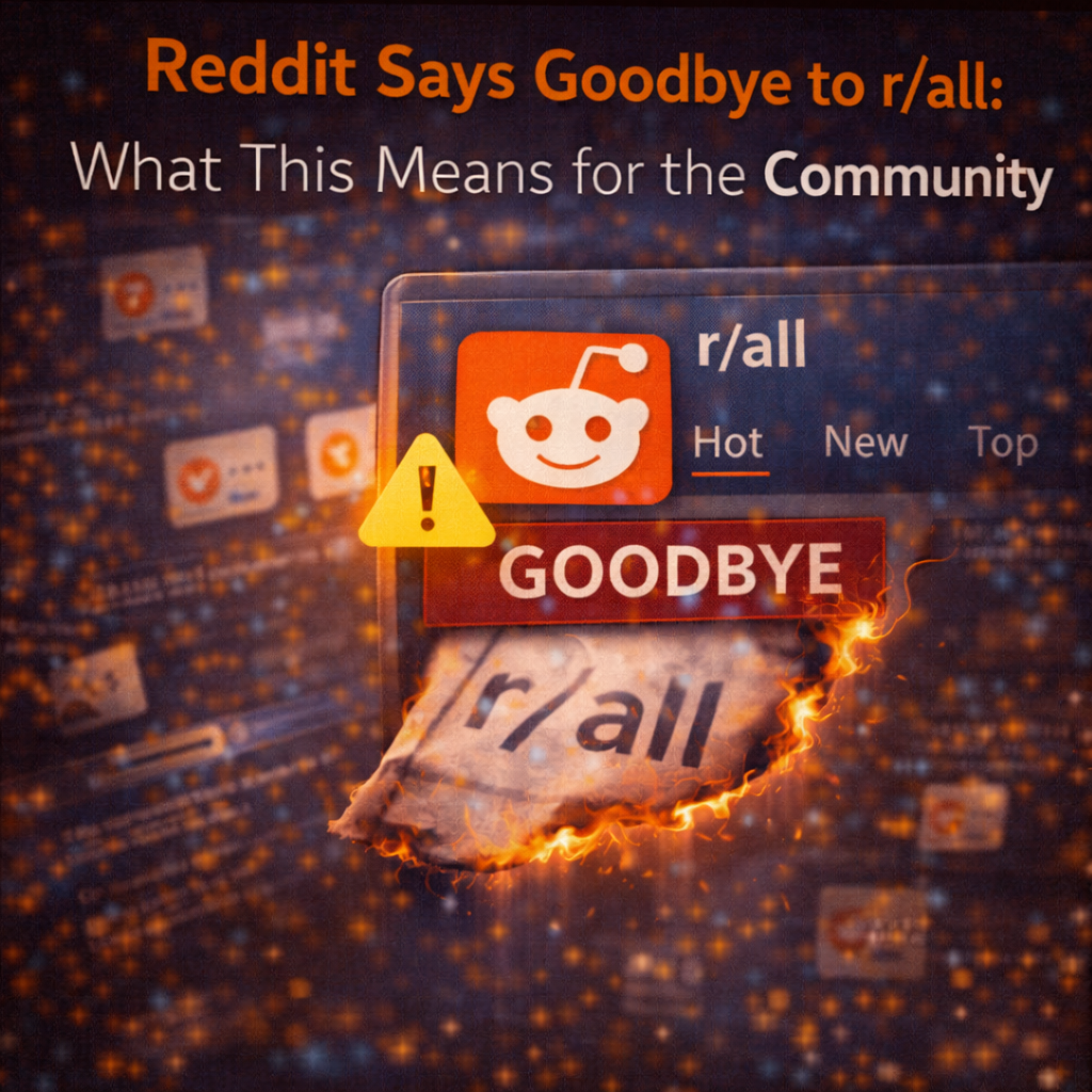 Reddit Says Goodbye to r/all: What This Means for the Community