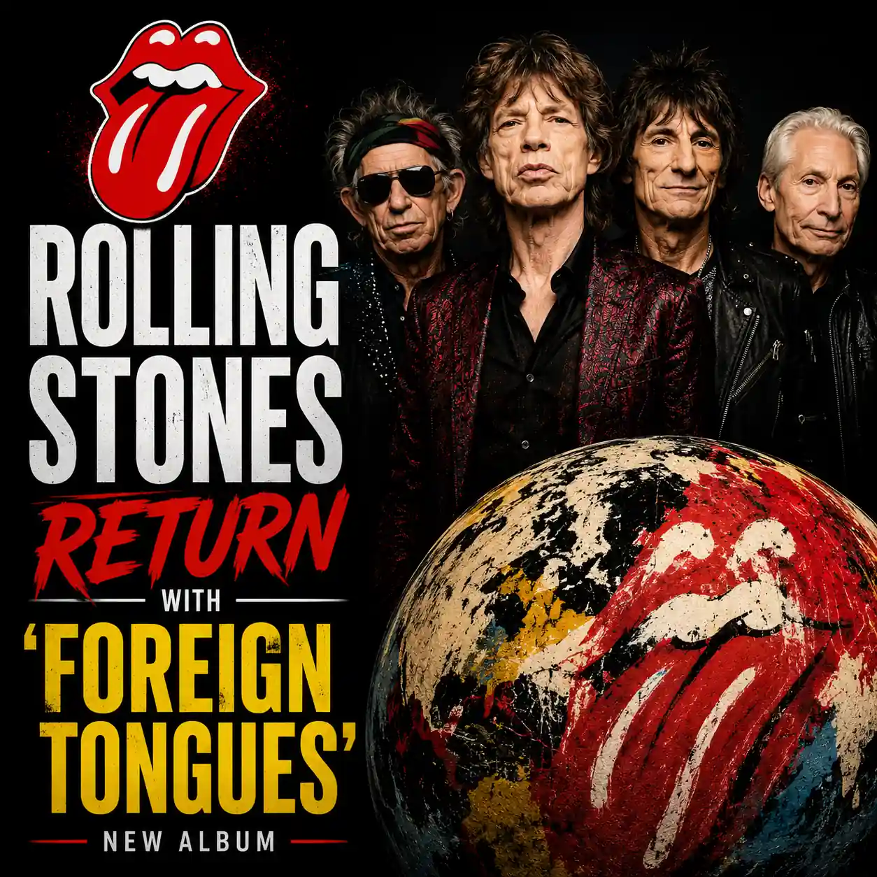 Rolling Stones Return with 'Foreign Tongues' Album