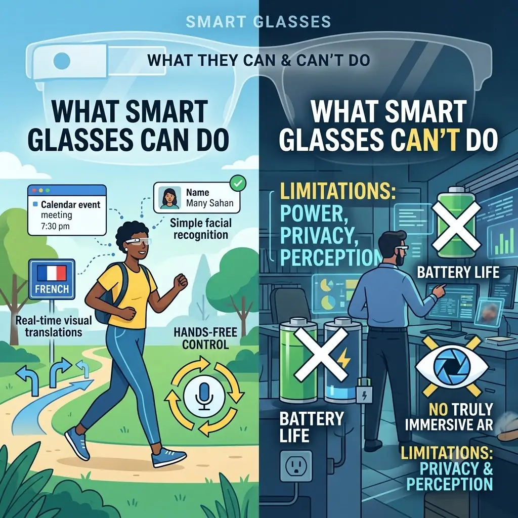 Smart Glasses: What They Can and Can't Do