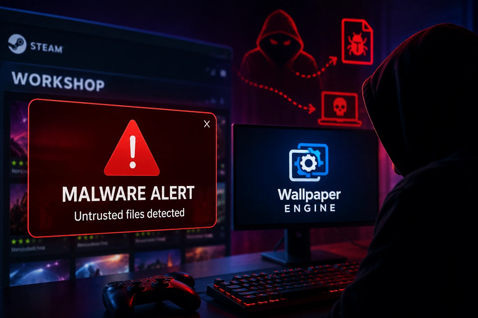 Steam Workshop Malware Alert: Hackers Target Gamers via Wallpaper Engine
